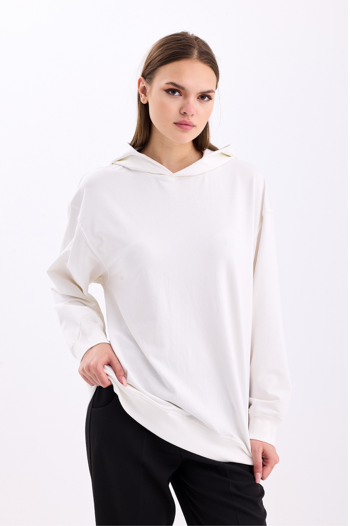 Pastelastore%20Pamuklu%20Kapüşonlu%202%20İplik%20Baharlık%20Oversize%20Sweatshirt