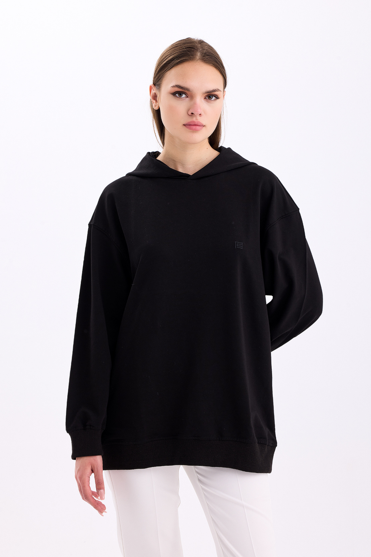 Pastelastore%20Pamuklu%20Kapüşonlu%202%20İplik%20Baharlık%20Oversize%20Sweatshirt