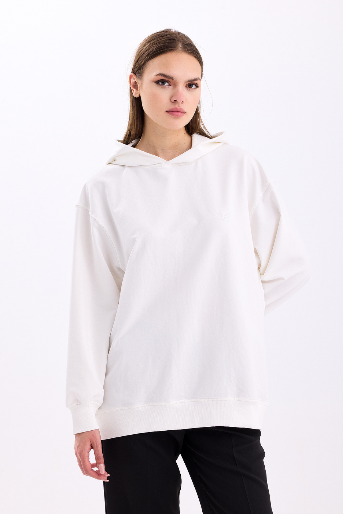 Pastelastore%20Pamuklu%20Kapüşonlu%202%20İplik%20Baharlık%20Oversize%20Sweatshirt