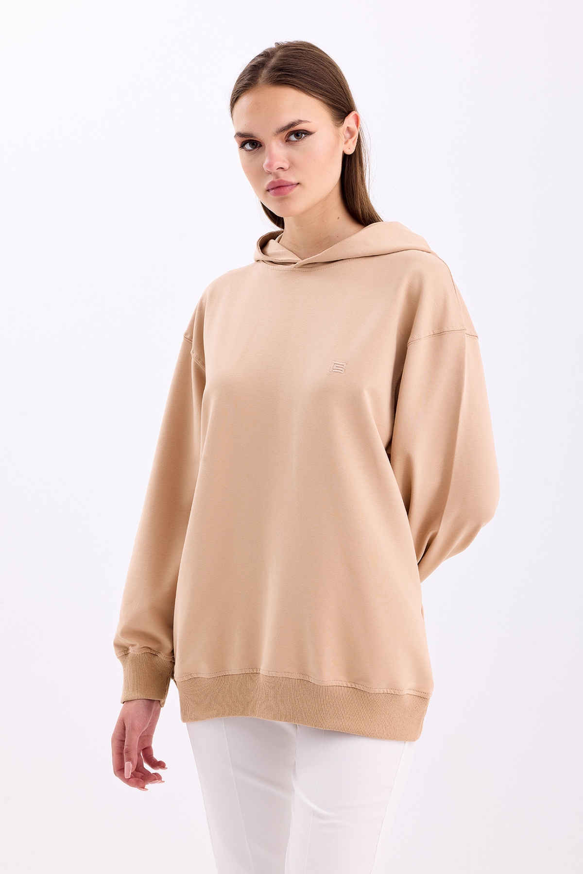 Pastelastore%20Pamuklu%20Kapüşonlu%202%20İplik%20Baharlık%20Oversize%20Sweatshirt