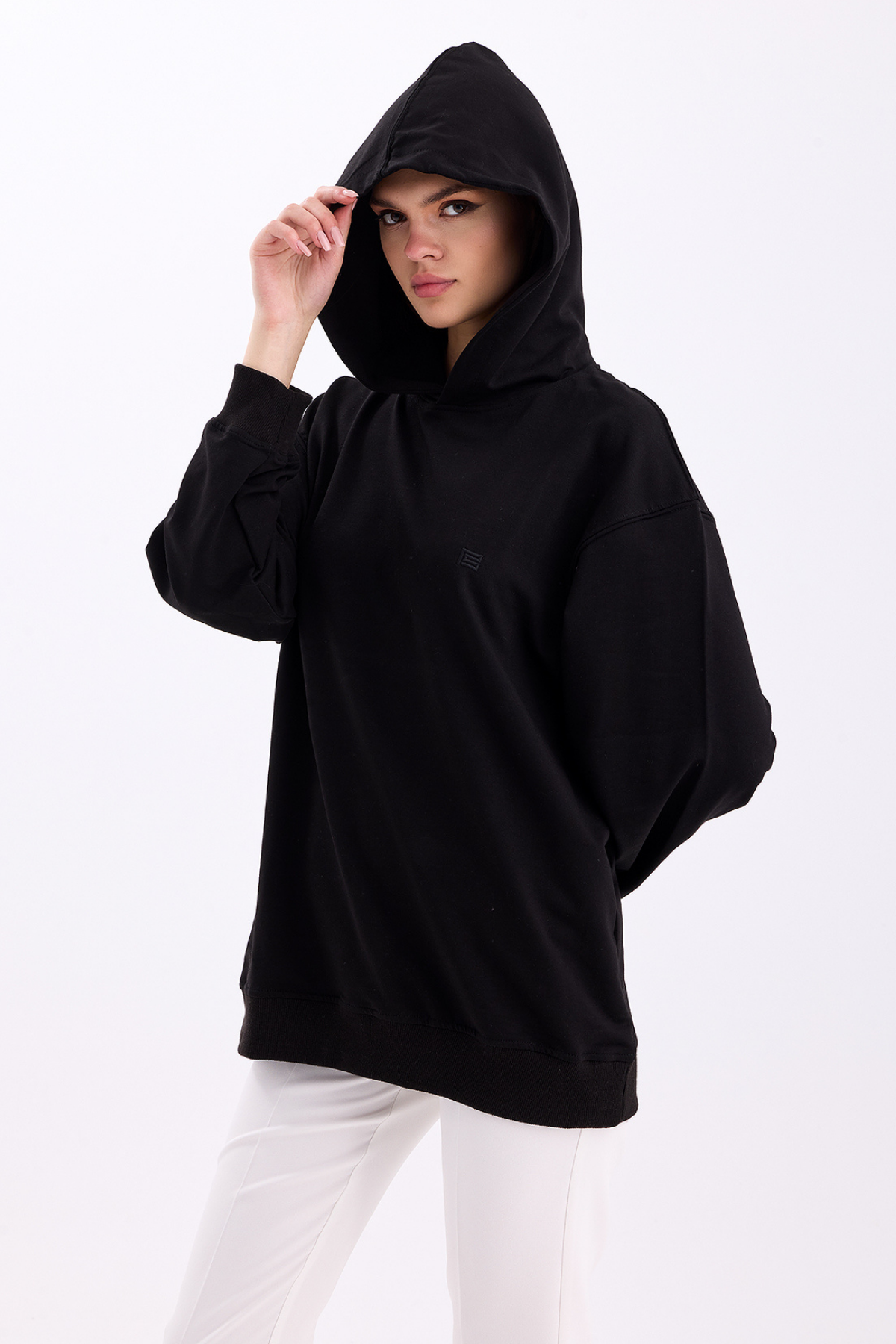 Pastelastore%20Pamuklu%20Kapüşonlu%202%20İplik%20Baharlık%20Oversize%20Sweatshirt